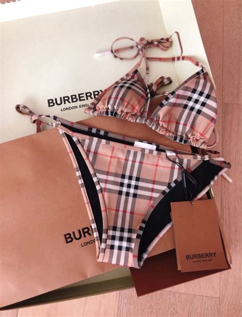 burberry swimsuit bikini|Burberry women bikini.